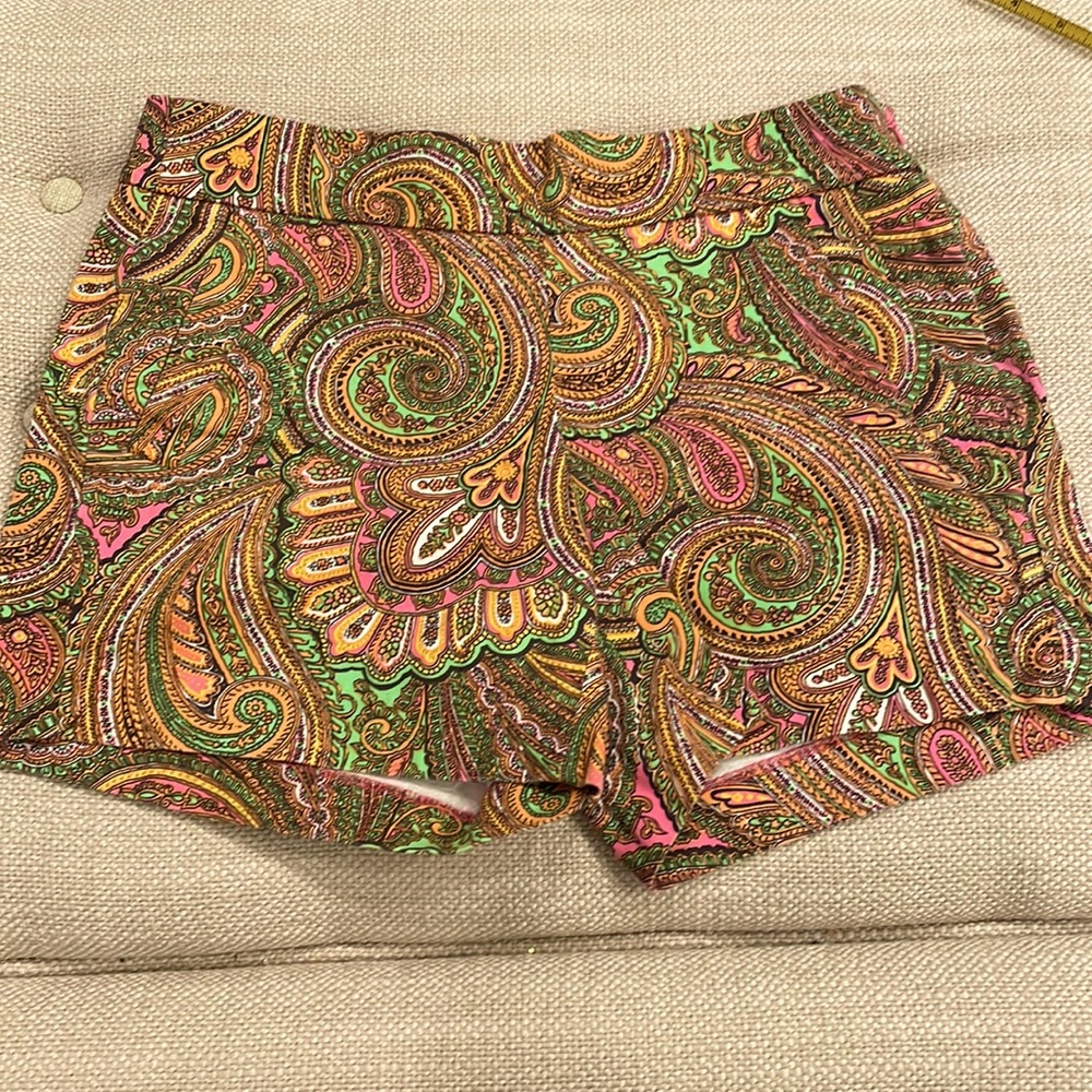 J. Crew shorts in paisley size 2